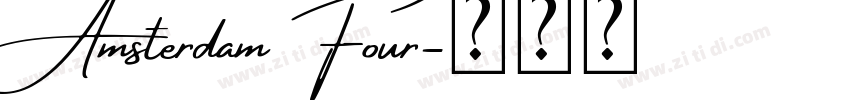 Amsterdam Four字体转换